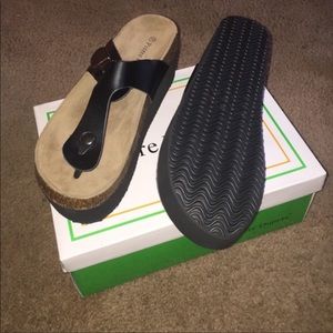 Cute black sandals